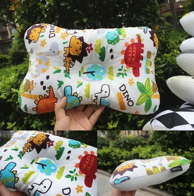 Head shape correction baby pillow