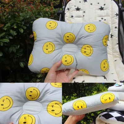 Head shape correction baby pillow