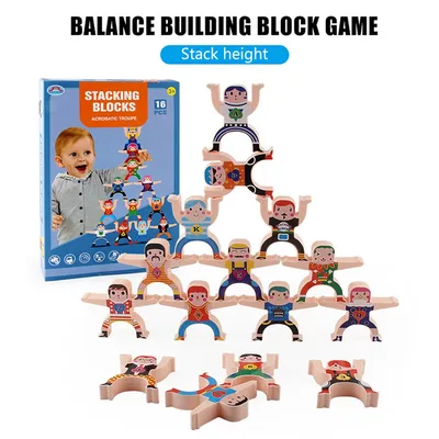 Multiplayer Cartoon Hercules Building Blocks Parent-child Interactive Toy Stacking High Game Balance Plastic Blocks