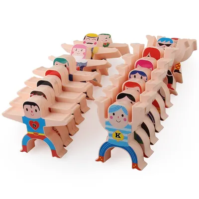 Multiplayer Cartoon Hercules Building Blocks Parent-child Interactive Toy Stacking High Game Balance Plastic Blocks