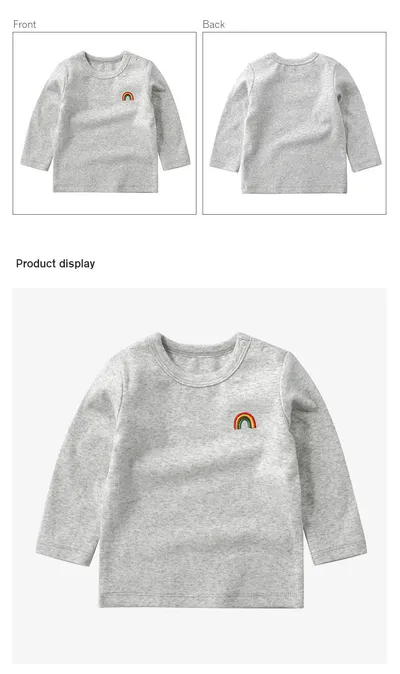 Baby Clothes Long Sleeve T-Shirt Baby Bottoming Shirt