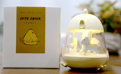 USB Carousel Music Light