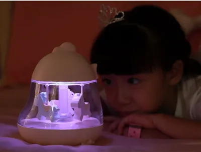 USB Carousel Music Light