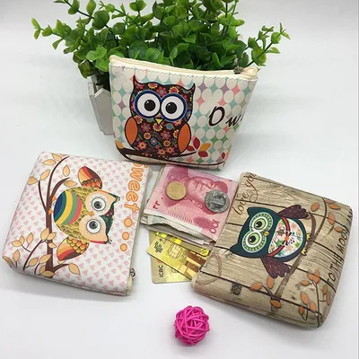 Ladies Children Student Wallet Coin Bag Storage Bag PU Bag