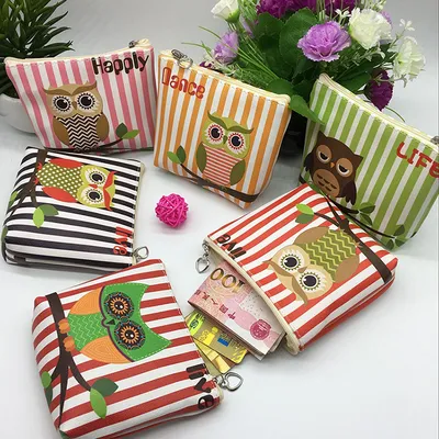 Ladies Children Student Wallet Coin Bag Storage Bag PU Bag