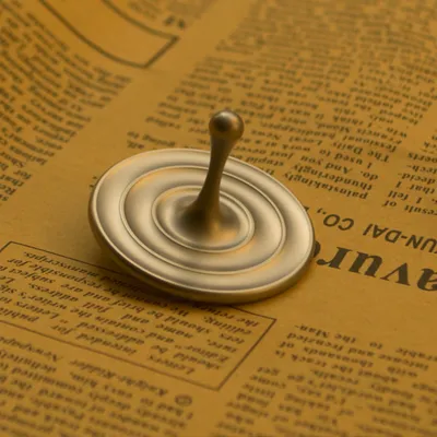 Water Drop Hand Twist Spot Metal Desktop Gyro