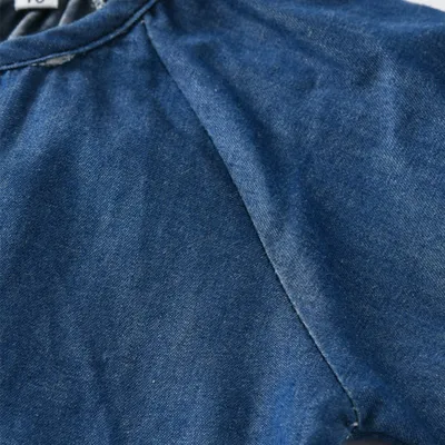 Baby Denim Triangle Robe