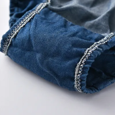 Baby Denim Triangle Robe