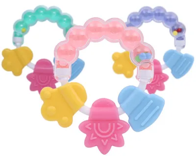 Ring Toys Baby Tooth Rubber Molar Bar Baby Ring Silica Rubber Bite Wholesale Ring Tooth Rubber