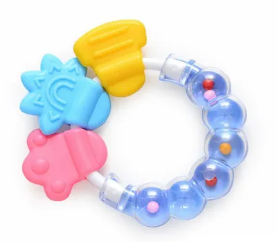 Ring Toys Baby Tooth Rubber Molar Bar Baby Ring Silica Rubber Bite Wholesale Ring Tooth Rubber