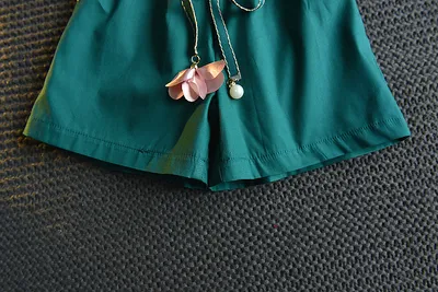 Two-piece baby girl loose shorts