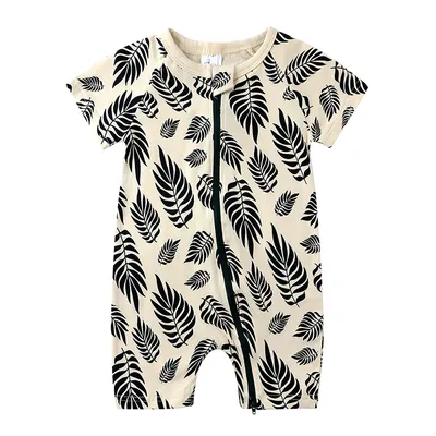 Fashion Summer Baby Jumpsuit With Short Sleeves