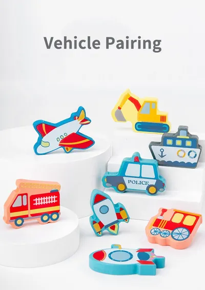 Baby Wooden Montessori Educational Toys Kids Early Learning Shape Color Math Matching Log Board Fishing Puzzle Count Number