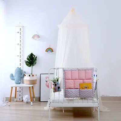 Multi Layer Cotton Crib Storage Bag, Diaper Storage Bag