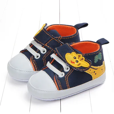 Baby shoes with giraffe pattern Small non-slip toddler shoes