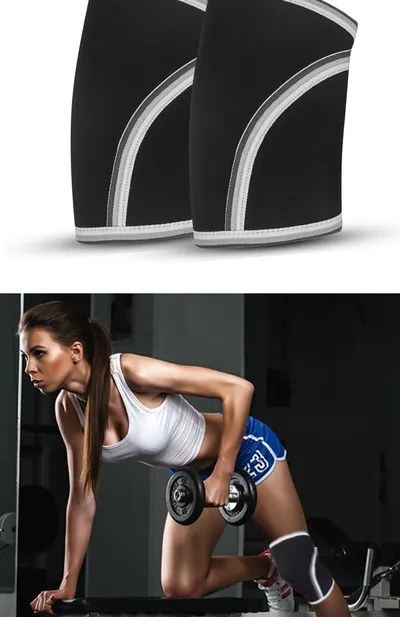 7mm Thicken Compression Leg Sleeve Sports Knee Pads
