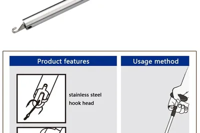 Portable T-type hook remover