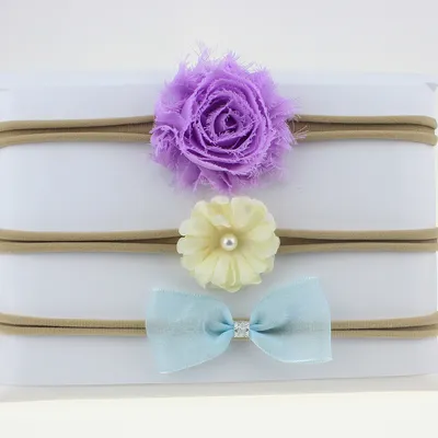 Baby stretch flower headband
