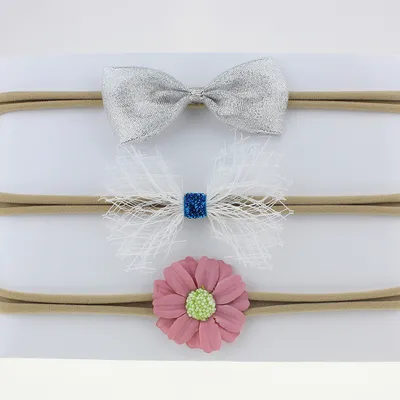 Baby stretch flower headband