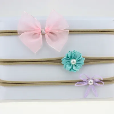 Baby stretch flower headband