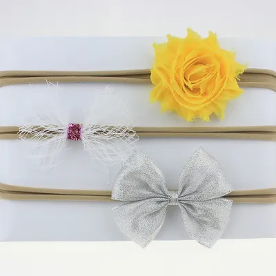 Baby stretch flower headband