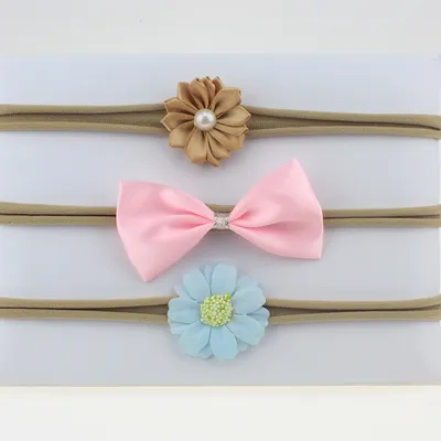 Baby stretch flower headband