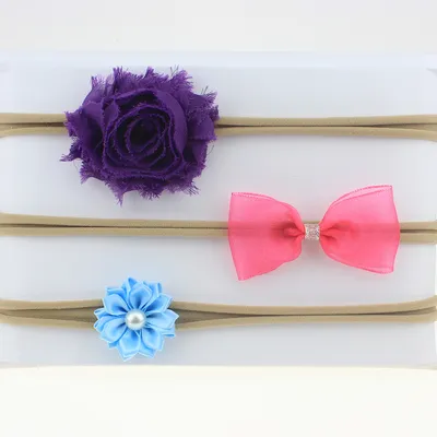 Baby stretch flower headband