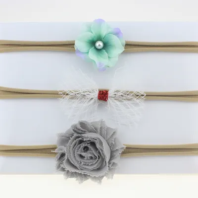 Baby stretch flower headband