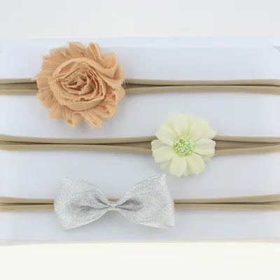Baby stretch flower headband