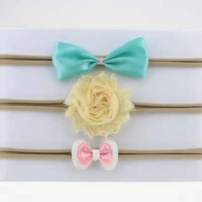 Baby stretch flower headband