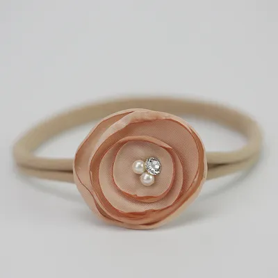 Baby stretch flower headband