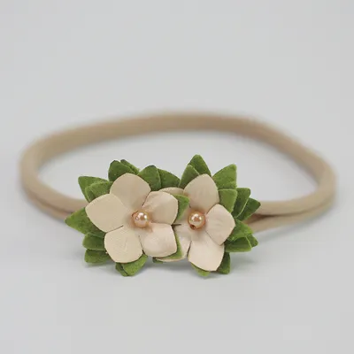 Baby stretch flower headband