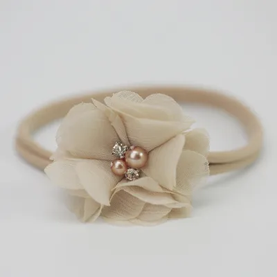 Baby stretch flower headband