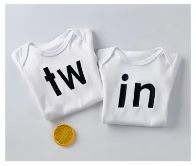 Cartoon animal alphabet black white baby romper