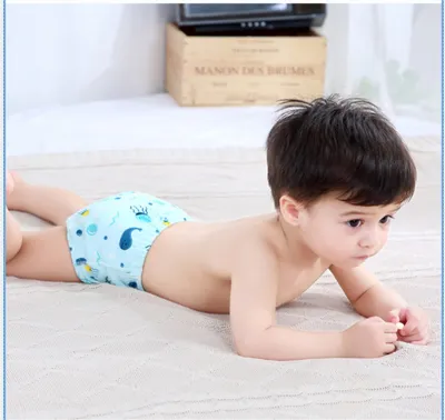 Baby washable 6-layer gauze training pants