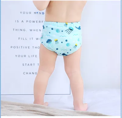 Baby washable 6-layer gauze training pants