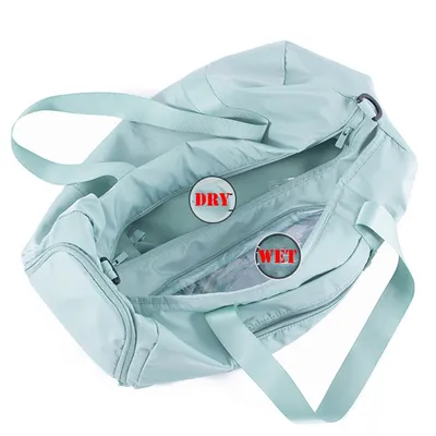 Dry wet separation sports fitness bag swimming bag