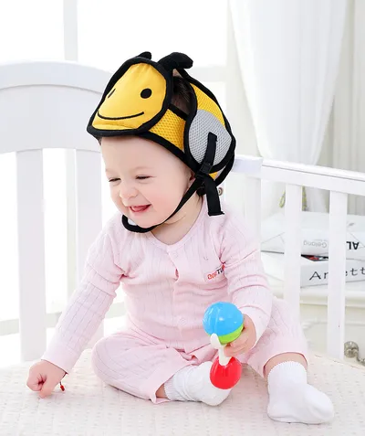 Baby Drop Protection Toddler Cartoon Breathable Safety Helmet
