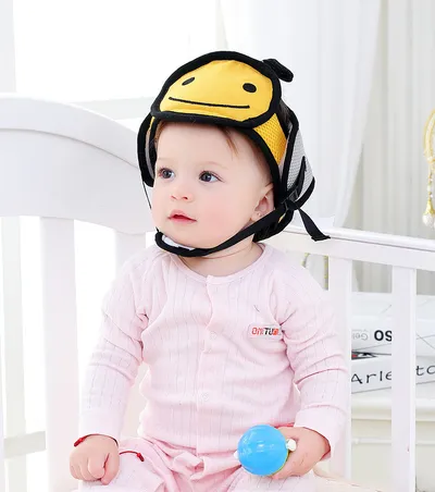 Baby Drop Protection Toddler Cartoon Breathable Safety Helmet