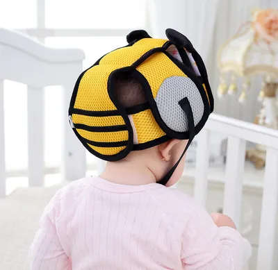Baby Drop Protection Toddler Cartoon Breathable Safety Helmet