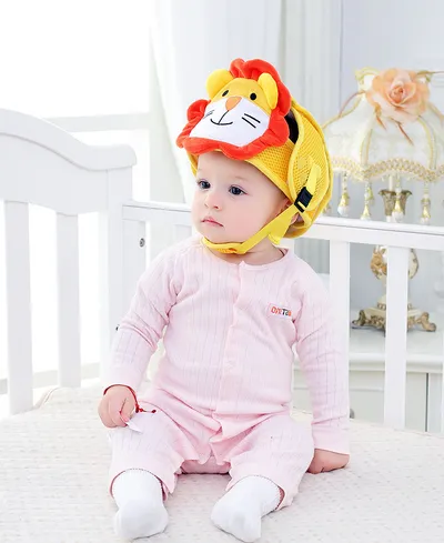 Baby Drop Protection Toddler Cartoon Breathable Safety Helmet