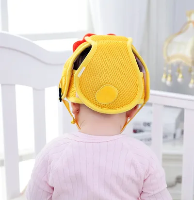 Baby Drop Protection Toddler Cartoon Breathable Safety Helmet