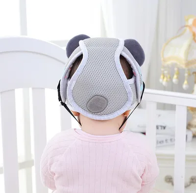 Baby Drop Protection Toddler Cartoon Breathable Safety Helmet