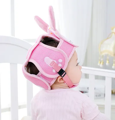 Baby Drop Protection Toddler Cartoon Breathable Safety Helmet