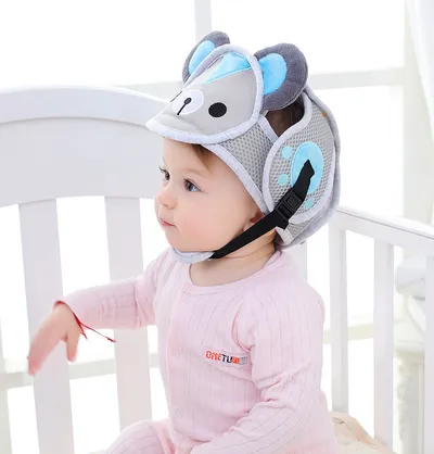 Baby Drop Protection Toddler Cartoon Breathable Safety Helmet