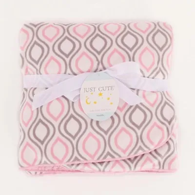 Baby thick double-layer coral fleece blanket