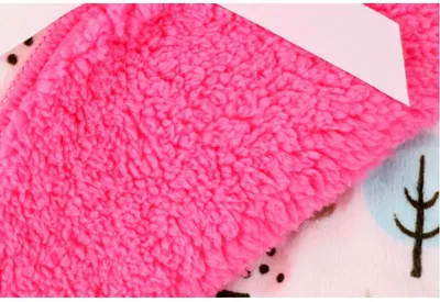 Baby thick double-layer coral fleece blanket