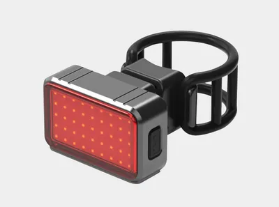 ماشفالي بمستشعر شحن USB ذكي للفرامل ودراجة ركوب الدراجة الخلفية وضوء تحذير الدراجة الجبلية وضوء تحذير COB