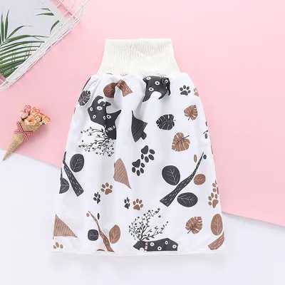 Baby Diaper Skirt Double Layer 2 In 1 Soft Washable Cloth Diaper Skirt