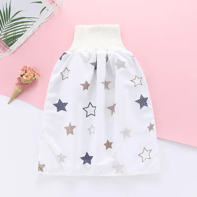Baby Diaper Skirt Double Layer 2 In 1 Soft Washable Cloth Diaper Skirt